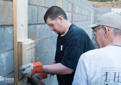 Consumers National Bank volunteering with Habitat for Humanity