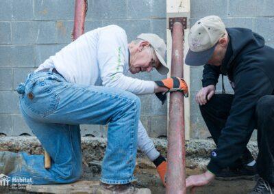 Consumers National Bank volunteering with Habitat for Humanity