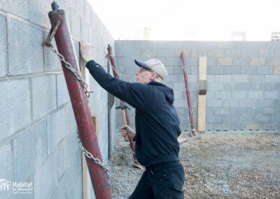 Consumers National Bank volunteering with Habitat for Humanity
